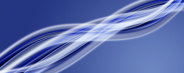 Naklejka premium Abstract elegant wave panorama design with space for your text