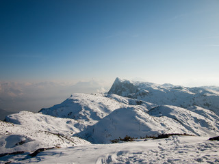 Snowy Mountain Tops