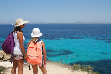 Vista mozzafiato del mare 