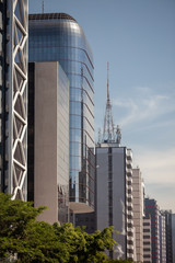 Obraz premium High rise city skyscrapers
