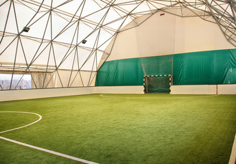 Football field indoor hall