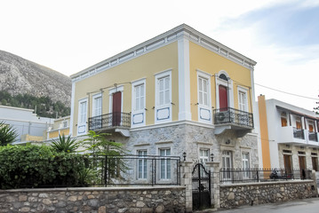 Fototapeta na wymiar Kalymnos Island, Greece; 22 October 2010: House of island
