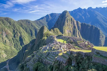 Crédence de cuisine en verre imprimé Machu Picchu Machu Picchu, Peru