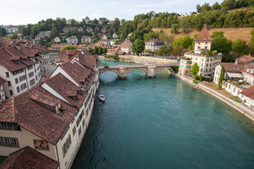 Fototapeta na wymiar Bern in the summertime, Switzerland.
