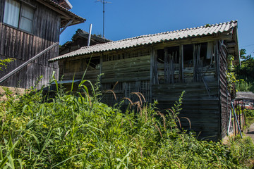 青島の廃屋