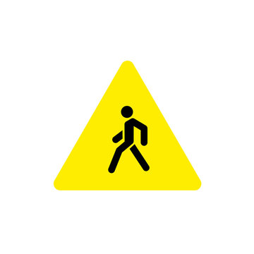 warn symbol for public transport areas, public areas, warning of industrial areas. it can use for sticker or background caution