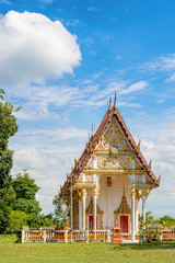 Fototapeta premium Wat Srisutaram Buddhist temple in Mueang Luang Village in Thailand.