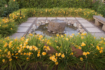 Stone Fountain Garden
