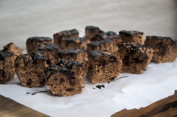 A full order of banana bread chocolate chip bars