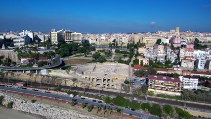 Obraz premium Tarragona desde el Aire. Ciudad de Cataluña en España