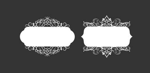 Vector illustration of old style label