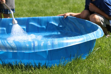 Summer Childhood Backyard Pool  - 213306215