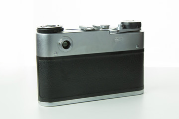 13  JULY 2018/ BANGKOK / THAILAND fed5 Russia film camera  on white background.