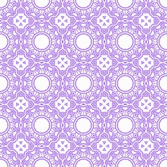 Fototapeta na wymiar Round lace pattern for paisley , circle background with floral style. vector illustration. purple color.