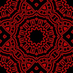 Round lace pattern for paisley , circle background with floral style. vector illustration. purple color.