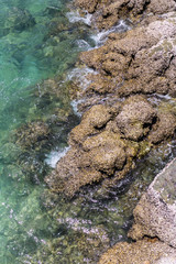 Rocks and Blue Water
