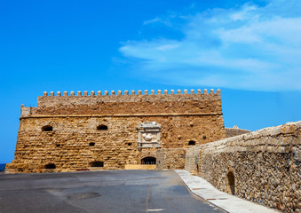 Venetian fortress in Heraklion, Crete, Greece