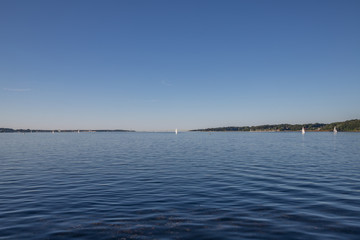 Fototapeta premium Kieler Förde am Abend