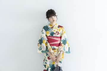 Fototapeta premium 浴衣の女性