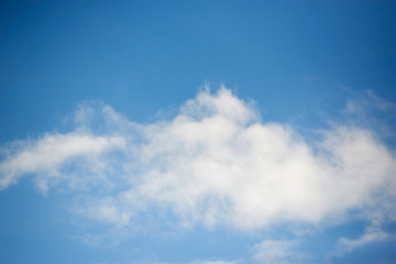 Naklejka na ściany i meble nature sky blue clouds airspace flight summer
