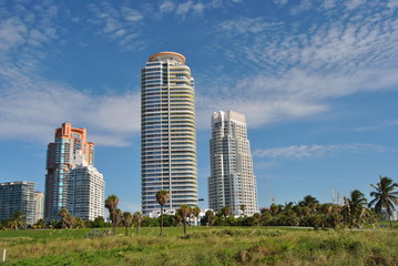 Obraz premium Hochhäuser in Miami Beach