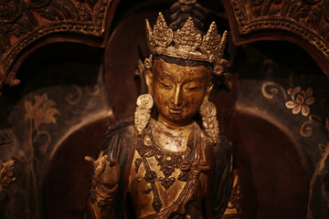 in a Buddhist monastery in Tibet