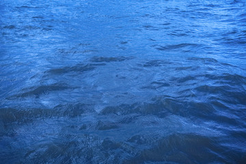Texture of water in the sea