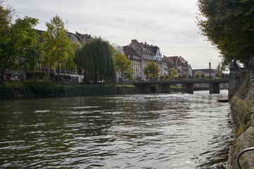 Fototapeta na wymiar Famous Old Town of Strasbourg