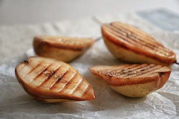 Tasty baked pears on table © Africa Studio