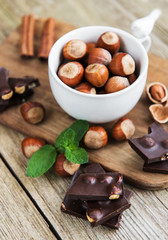 Chocolate and nuts