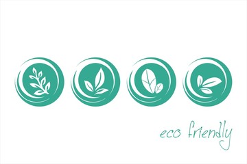 leaves, plant, icons , nature, Eco friendly business logo