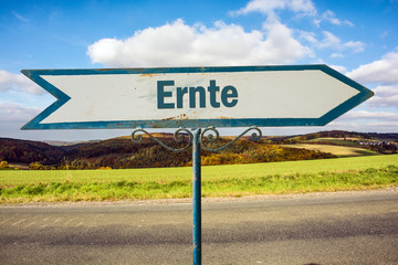 Schild 251 - Ernte
