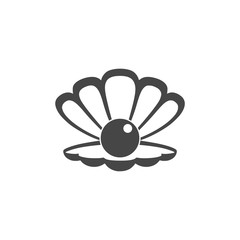 Open shell with a pearl icon