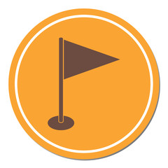 Flag marker icon