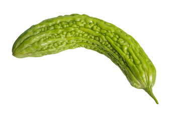 Balsam pear with white background