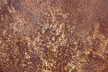 texture of old metal covered with rust background