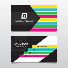 Business Card Template Double Sided