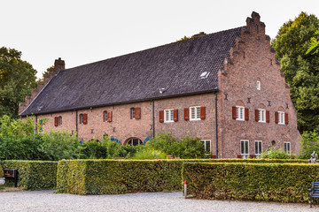 Fototapeta na wymiar Ancient Castle Doorwerth build in the 13th century in Gelderland in the Netherlands
