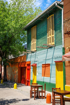 Colorful houses in Caminito, Buenos Aires