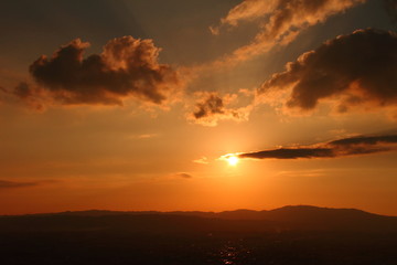 Fototapeta premium 夕焼23