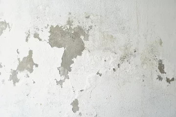 Fototapete Alte schmutzige strukturierte Wand abstrakter weißer Wandmusterhintergrund.