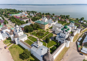 The Kremlin from the height, Rostov, aerial photography