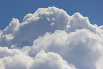 Blue sky with cloud.