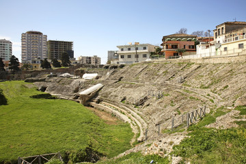 Obraz premium Amphitheatre in Durres. Albania