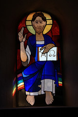 Obraz premium Stain glass figure