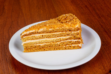 Sweet honey cake