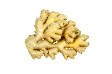 Ginger isolated on white background.