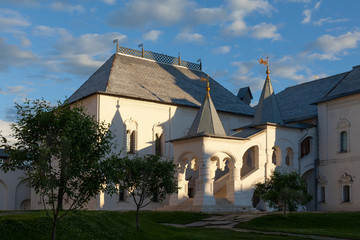 Palace of the Rostov Kremlin at sunset in summer