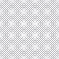 White and grey polka dot seamless pattern, geometric retro backg