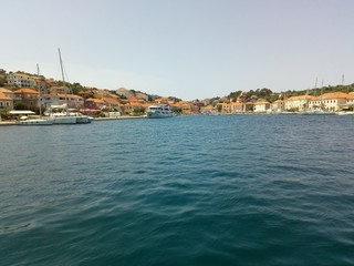 Fototapeta na wymiar Hafen von Sali auf der Insel Dugi Otok